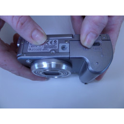 Замена батарей Canon PowerShot A620
